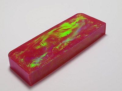 Red/Green Aurora Opal - Slab